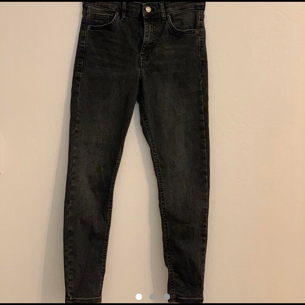 Black TopShop Jamie skinny jeans